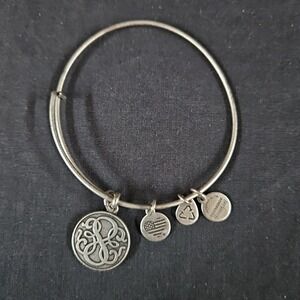 Alex and Ani Path of Life Charm Bracelet NIB Silver Expandable Bangle